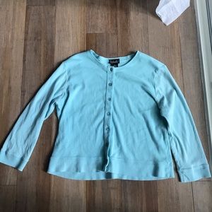 cute blue button up cardigan y2k